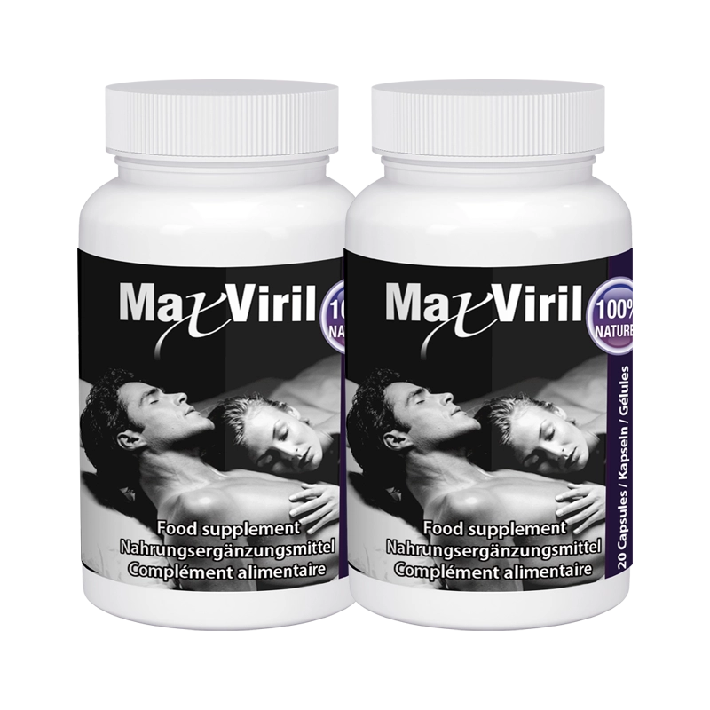 Maxviril : 2 boites de 20 gelules (formule intense)