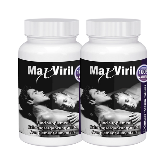 Maxviril : 2 boites de 20 gelules (formule intense)