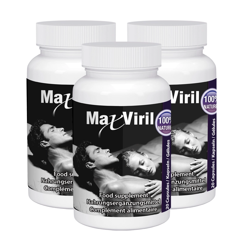 Maxviril : 3 boite de 20 gelules (formule intense Plus)