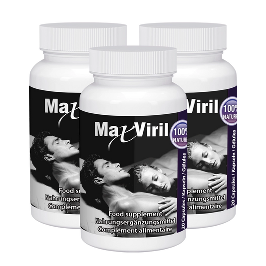 Maxviril : 3 boite de 20 gelules (formule intense Plus)